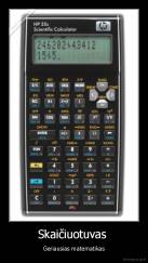 Skaičiuotuvas  - Geriausias matematikas