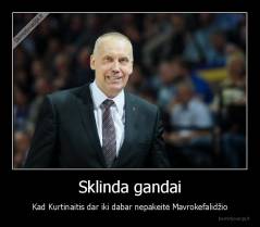 Sklinda gandai - Kad Kurtinaitis dar iki dabar nepakeitė Mavrokefalidžio