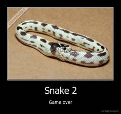 Snake 2 - Game over