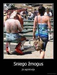 Sniego žmogus - jis egzistuoja