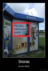 Snoras - Vis dar tikite?