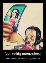 Soc. tinklų nuotraukose - melo daugiau, nei seimo narių pažaduose