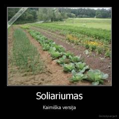 Soliariumas - Kaimiška versija
