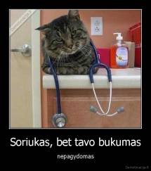 Soriukas, bet tavo bukumas - nepagydomas