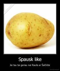 Spausk like - Jei tau tai geriau nei Raulis ar Šalčiūtė