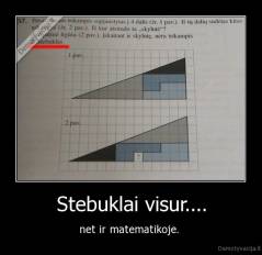 Stebuklai visur.... - net ir matematikoje. 