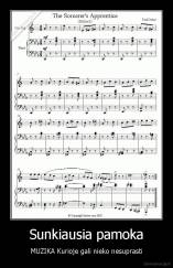 Sunkiausia pamoka - MUZIKA Kurioje gali nieko nesuprasti