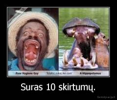 Suras 10 skirtumų. - 