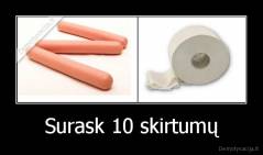 Surask 10 skirtumų - 