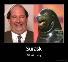 Surask - 10 skirtumų