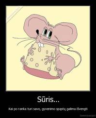 Sūris... - Kai po ranka turi savo, gyvenimo spąstų galima išvengti