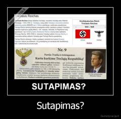 Sutapimas? - 