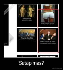 Sutapimas? - 