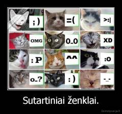 Sutartiniai ženklai. - 