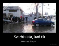 Svarbiausia, kad tik - vartai neatsidarytų...