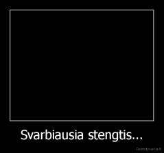 Svarbiausia stengtis... - 