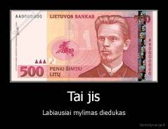 Tai jis - Labiausiai mylimas diedukas