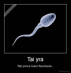 Tai yra - Pati pirma mano Nuotrauka .