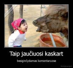 Taip jaučiuosi kaskart - besiginčydamas komentaruose