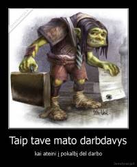 Taip tave mato darbdavys - kai ateini į pokalbį dėl darbo
