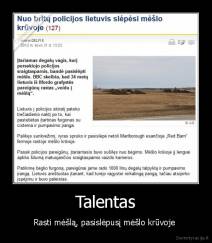 Talentas - Rasti mėšlą, pasislėpusį mėšlo krūvoje 