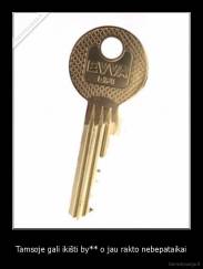 Tamsoje gali ikišti by** o jau rakto nebepataikai - 