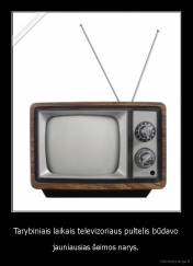 Tarybiniais laikais televizoriaus pultelis būdavo - jauniausias šeimos narys.