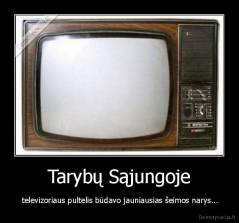 Tarybų Sąjungoje -  televizoriaus pultelis būdavo jauniausias šeimos narys...