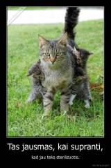 Tas jausmas, kai supranti, - kad jau teks sterilizuotis.