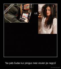 Tas pats šudas kur pinigus mesi visvien jie negryš - 