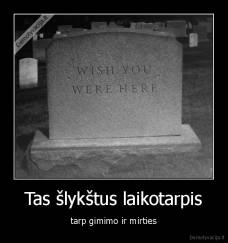 Tas šlykštus laikotarpis - tarp gimimo ir mirties