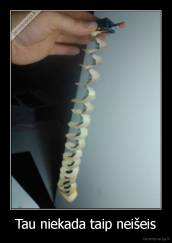 Tau niekada taip neišeis - 