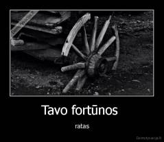 Tavo fortūnos  - ratas