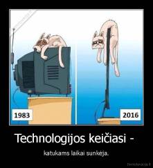 Technologijos keičiasi -  - katukams laikai sunkėja.