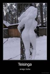 Teisinga - sniego boba