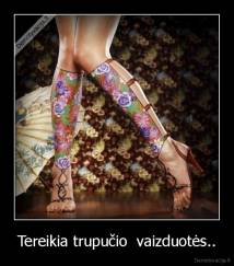 Tereikia trupučio  vaizduotės.. - 