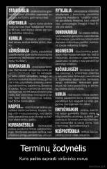 Terminų žodynėlis - Kuris padės suprasti viršininko norus