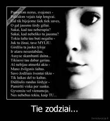 Tie zodziai... - 