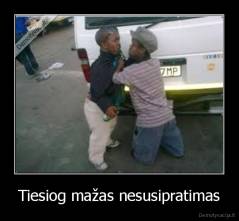 Tiesiog mažas nesusipratimas - 