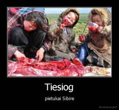 Tiesiog - pietukai Sibire