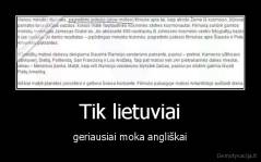 Tik lietuviai - geriausiai moka angliškai