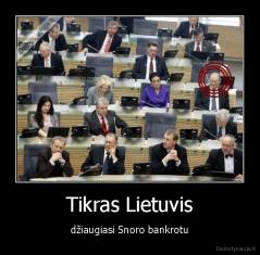 Tikras Lietuvis - džiaugiasi Snoro bankrotu