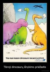 Tikroji dinozaurų išnykimo priežastis - 