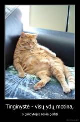 Tinginystė - visų ydų motina, o gimdytojus reikia gerbti.