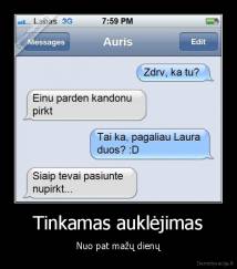 Tinkamas auklėjimas - Nuo pat mažų dienų