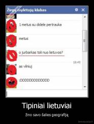 Tipiniai lietuviai - žino savo šalies geografiją