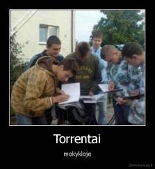 Torrentai - mokykloje