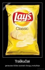 Traškučiai - geriausias būdas susirasti draugų mokykloje