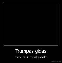 Trumpas gidas - Kaip vyrui derėtų valgyti ledus