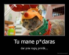 Tu mane p*daras - dar prie rogių pririšk...